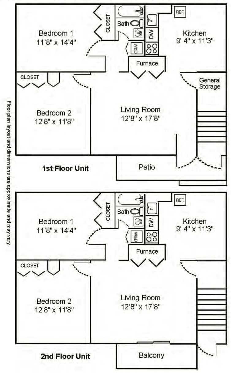 3 Bedroom TownHome — 3 Bedroom TownHome floor plan